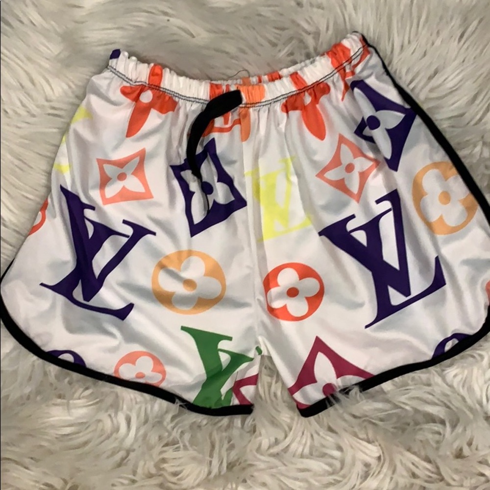 Colorful Cheeky Shorts Size 0